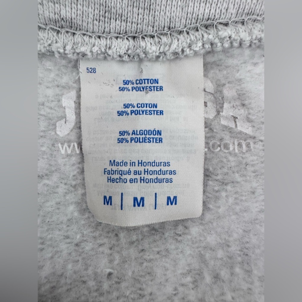 Joes USA Light Heather Grey Crewneck Sweatshirt - Sz M - Picture 4 of 4